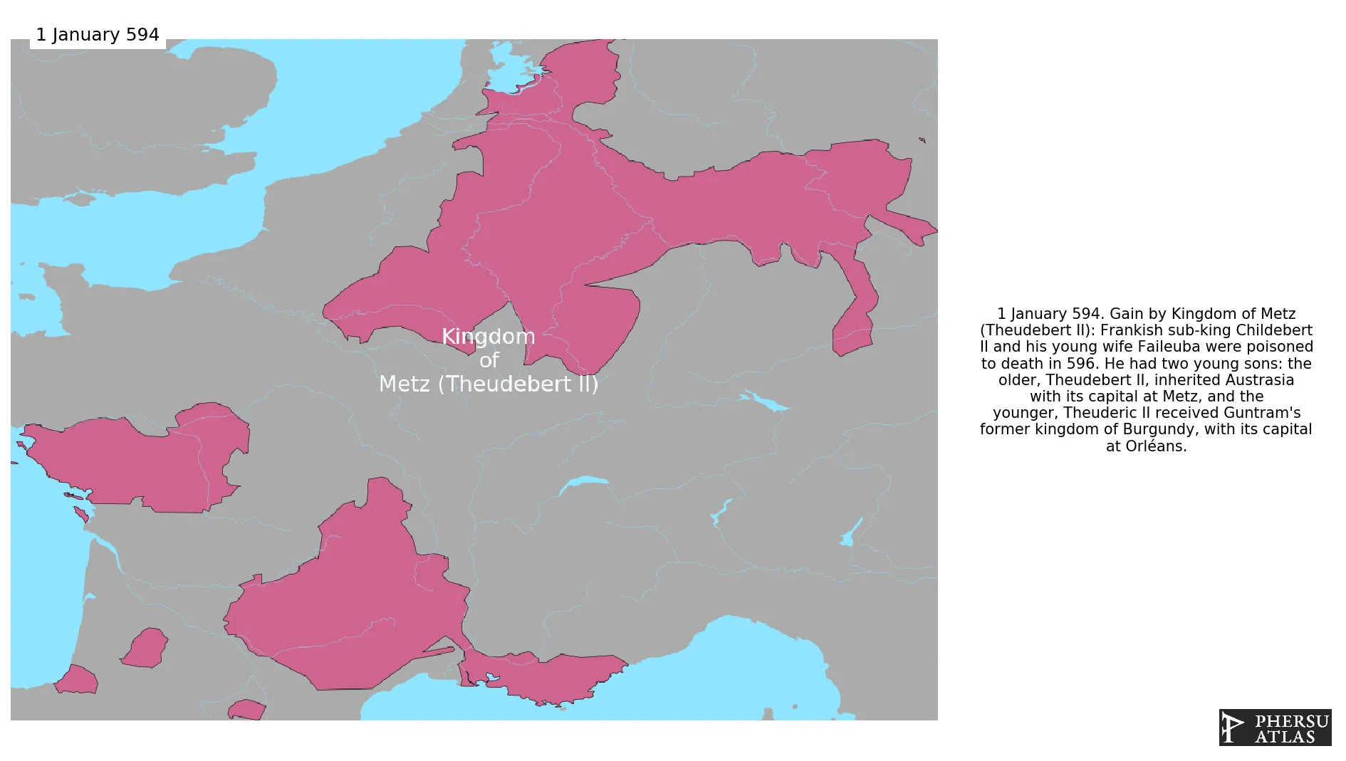 Kingdom of Metz (Theudebert II): video summary