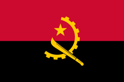 Flag of People's Republic of Angola