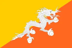 Flag of Kingdom of Bhutan