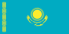 Flag of Republic of Kazakhstan