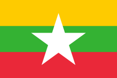 Flag of Republic of the Union of Myanmar