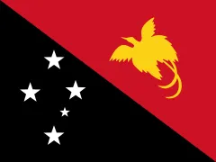 Flag of Independent State of Papua New Guinea