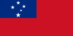 Flag of Independent State of Western Samoa