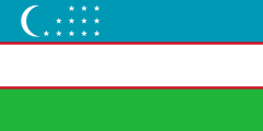 Flag of Republic of Uzbekistan