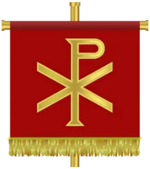 Most recent flag or coat of arms of Western Roman Empire (Julius Nepos)