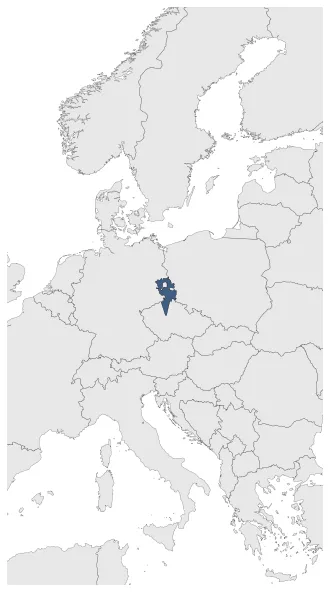 Albertine Saxony (Military Occupation): Maximal extension of the polity