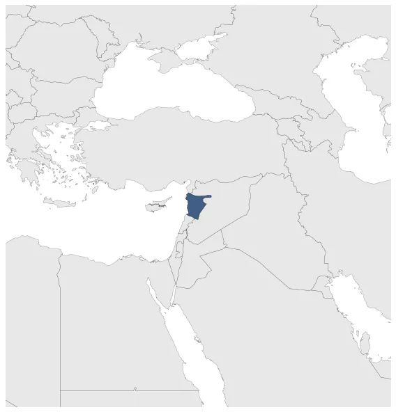 Amurru Kingdom (Hittite Empire): Maximal extension of the polity