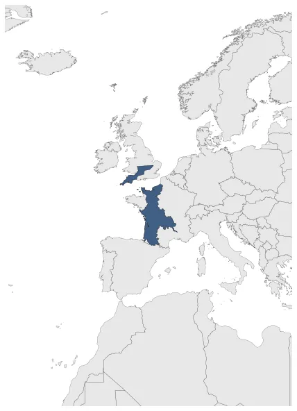 Angevin Empire: Maximal extension of the polity