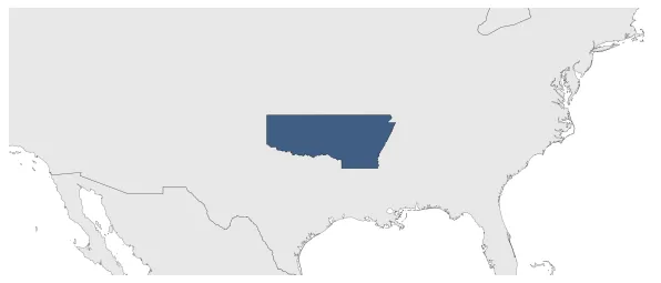 Arkansas Territory: Maximal extension of the polity