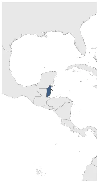 Belize: Maximal extension of the polity