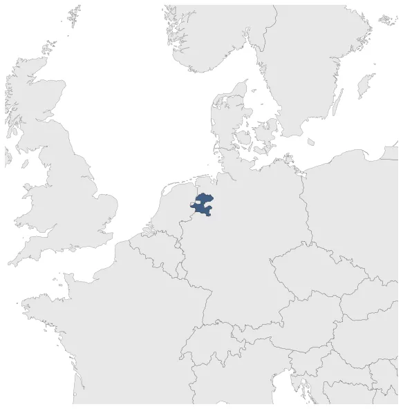 Bentheim County: Maximal extension of the polity