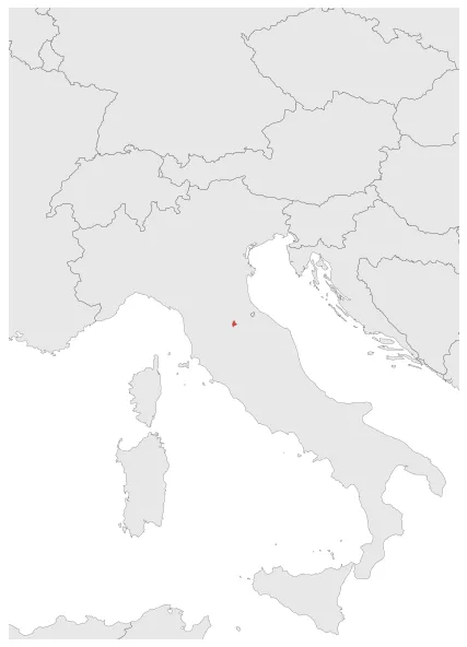 Bibbiena Commune: Maximal extension of the polity