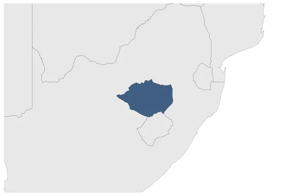 Boer Voortrekker Settlement of Winburg: Maximal extension of the polity