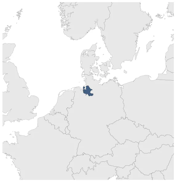 Bremen-Verden (Denmark): Maximal extension of the polity