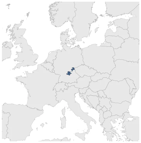 Burgraviate of Nuremberg: Maximal extension of the polity