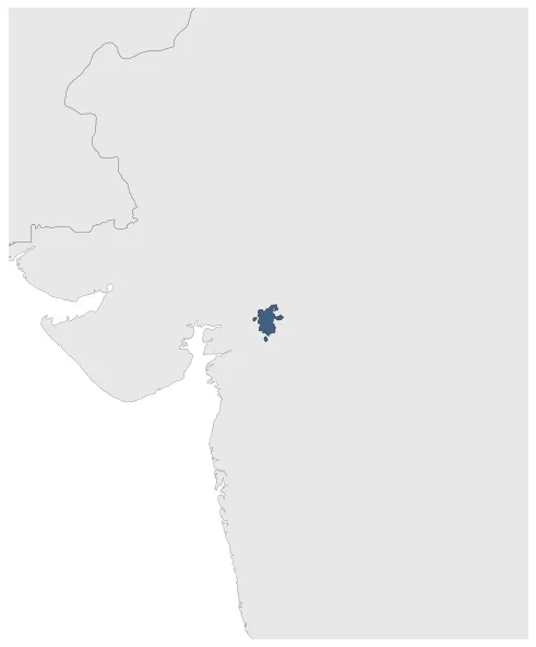 Chhota Udaipur State (Princely State): Maximal extension of the polity