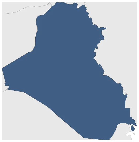 Coalition Provisional Authority: Maximal extension of the polity