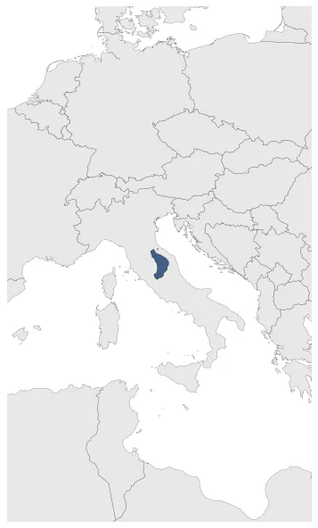 Confederation of the Umbrian City-States: Maximal extension of the polity