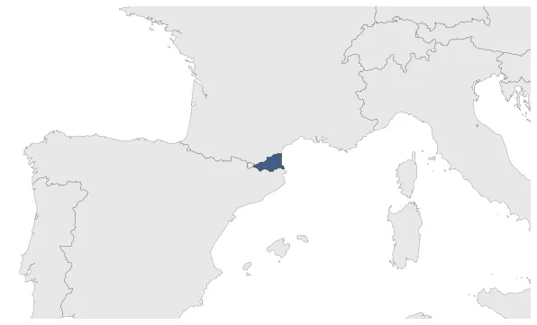 County of Roussillon: Maximal extension of the polity