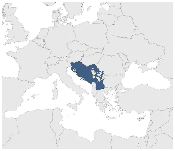 Democratic Federal Yugoslavia: Maximal extension of the polity