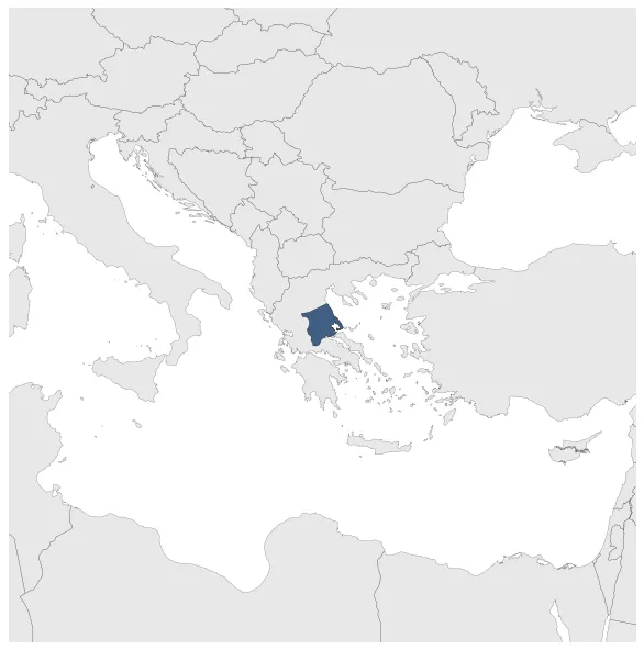 Domain of Thessaly: Maximal extension of the polity