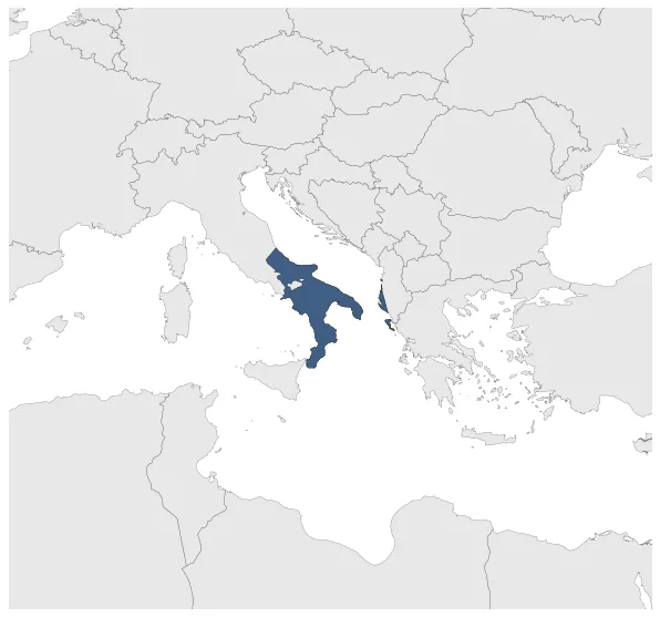 Duchy of Apulia and Calabria: Maximal extension of the polity