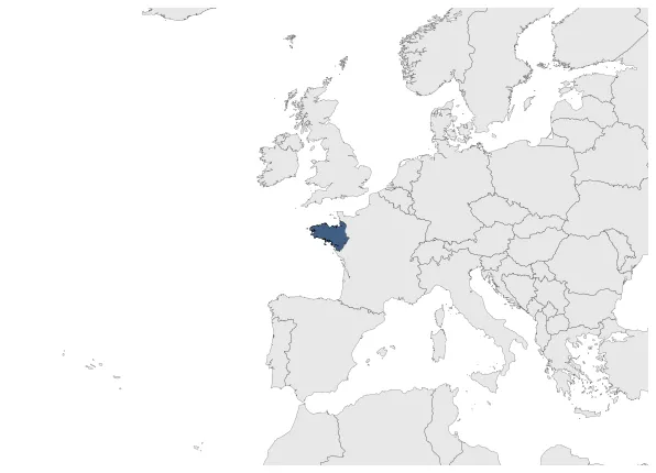 Duchy of Brittany (West Francia): Maximal extension of the polity