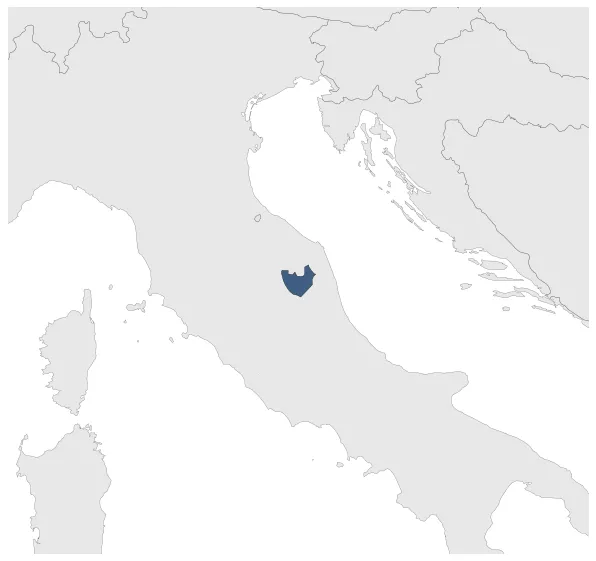 Duchy of Camerino: Maximal extension of the polity