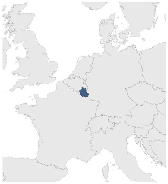 Duchy of Luxembourg (Netherlands): Maximal extension of the polity