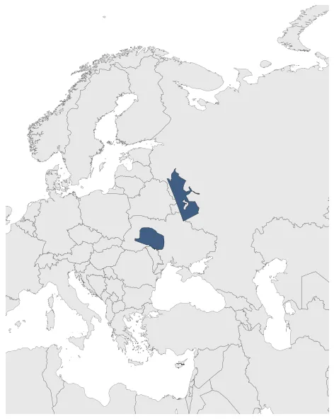 Duchy of Moscow (Military occupation): Maximal extension of the polity