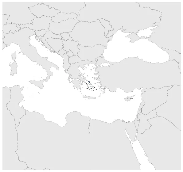 Duchy of the Archipelago (Achea): Maximal extension of the polity