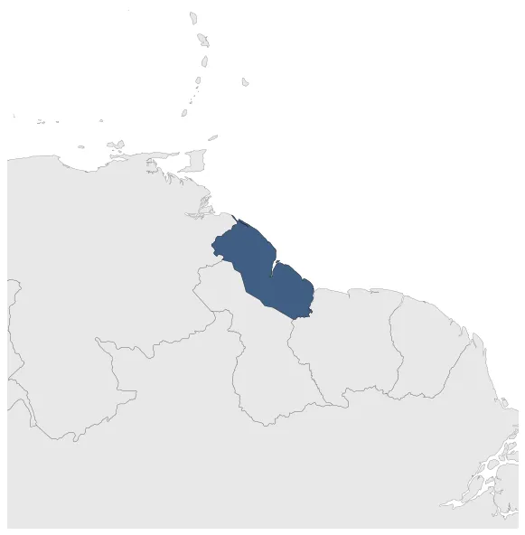 Dutch Guiana: Maximal extension of the polity