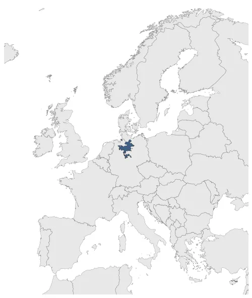 Electorate of Hanover: Maximal extension of the polity