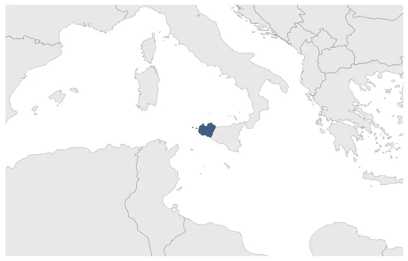 Emirate of Palermo: Maximal extension of the polity