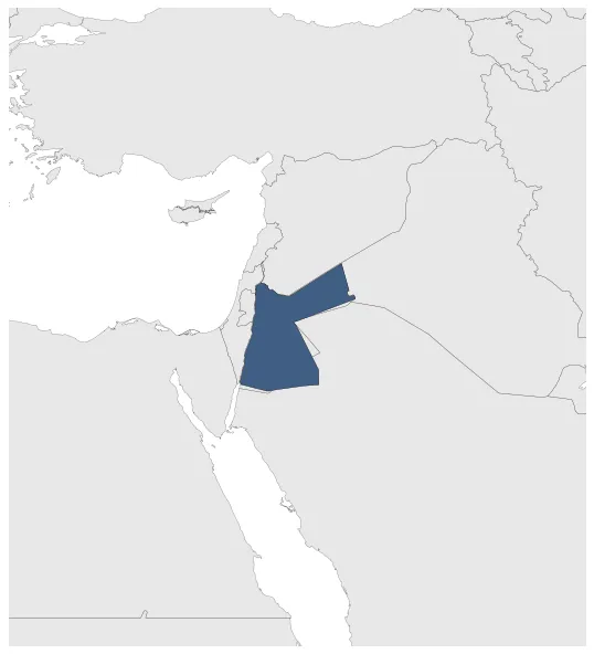 Emirate of Transjordan (Great Britain): Maximal extension of the polity