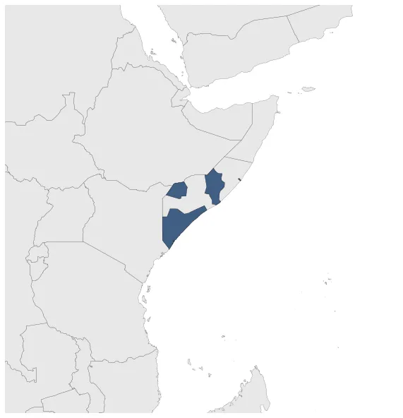 Ethiopia (Military Occupation): Maximal extension of the polity