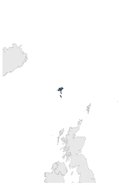 Faroes islands: Maximal extension of the polity