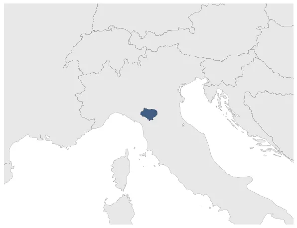 Federal Commune of Frignano: Maximal extension of the polity