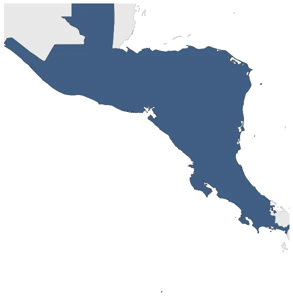 Federal Republic of Central America: Maximal extension of the polity