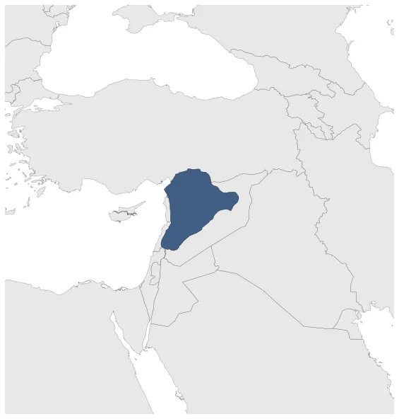 First Eblaite Kingdom: Maximal extension of the polity