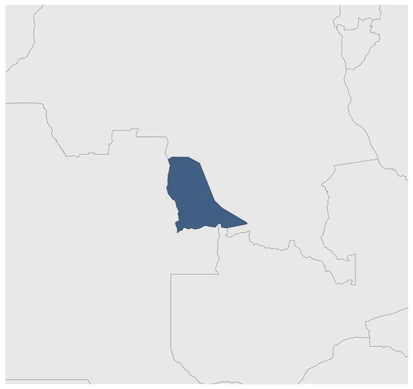 Front for the National Liberation of the Congo: Maximal extension of the polity