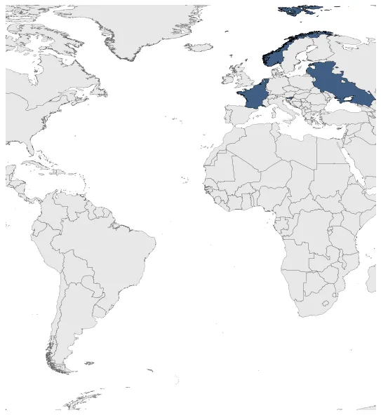 Germany (Military Occupation): Maximal extension of the polity