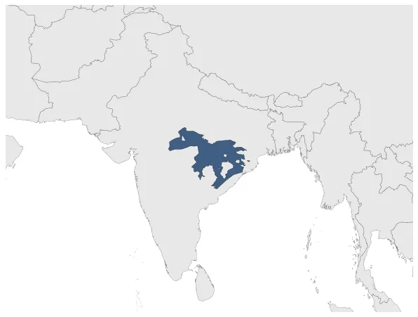 Gondwana kingdom: Maximal extension of the polity