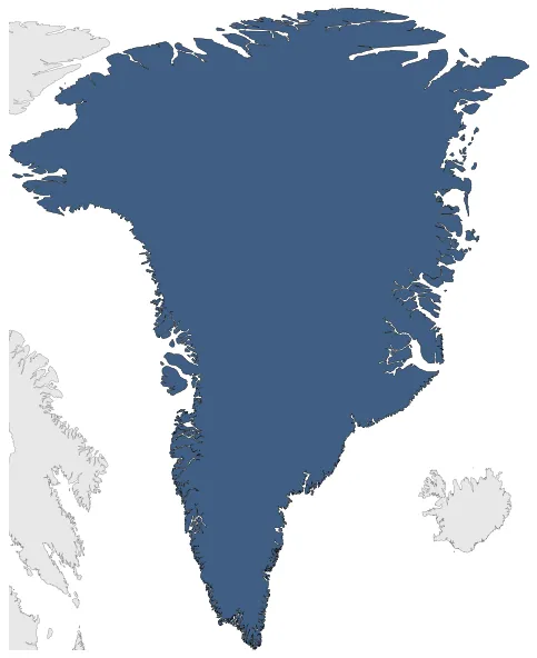 Greenland (U.S. Military Occupation): Maximal extension of the polity