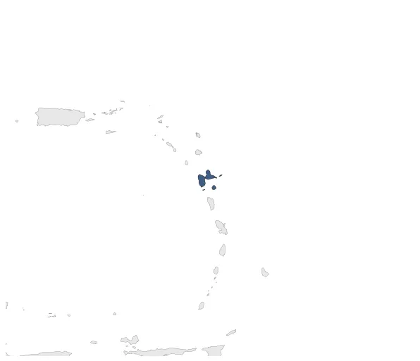 Guadeloupe (Vichy France): Maximal extension of the polity