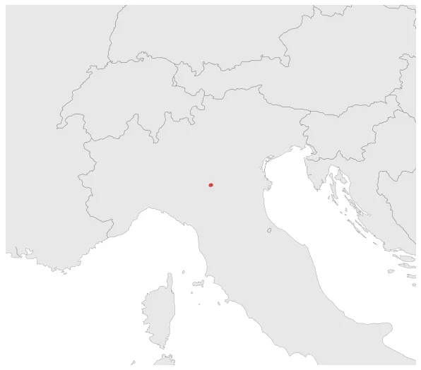 Guastalla County: Maximal extension of the polity