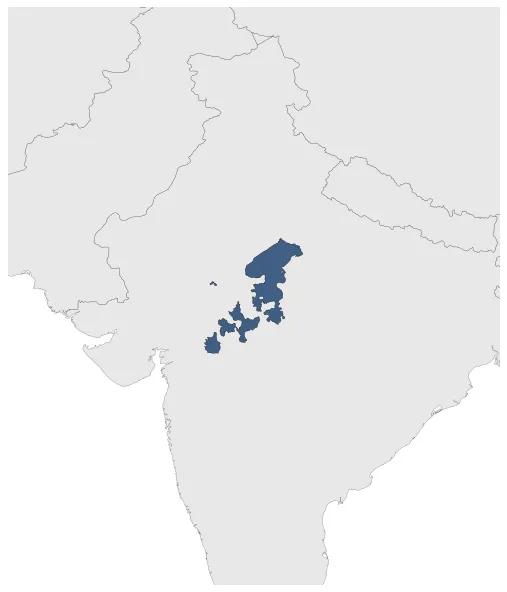 Gwalior State (Princely State): Maximal extension of the polity