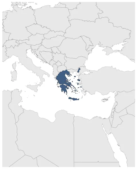 Hellenic State (Germany): Maximal extension of the polity