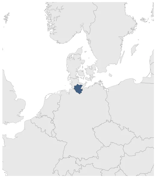 Holstein-Itzehoe County: Maximal extension of the polity