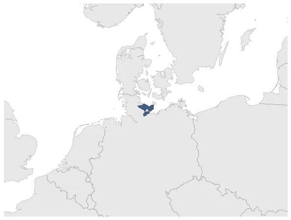 Holstein-Kiel County: Maximal extension of the polity